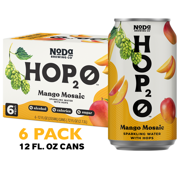 HOP2O Mango Mosaic Sparkling Water – NoDa Brewing Company