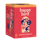 Happy Bird Grapefruit Hibiscus THC 10mg Seltzer 12oz 4pk