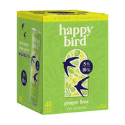 Happy Bird Ginger Lime THC 5mg Seltzer 12oz 4pk