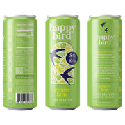 PRE-ORDER: Happy Bird Ginger Lime THC 5mg Seltzer 12oz 4pk