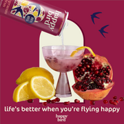 Happy Bird Pomegranate Citrus THC 10mg Seltzer 12oz 4pk