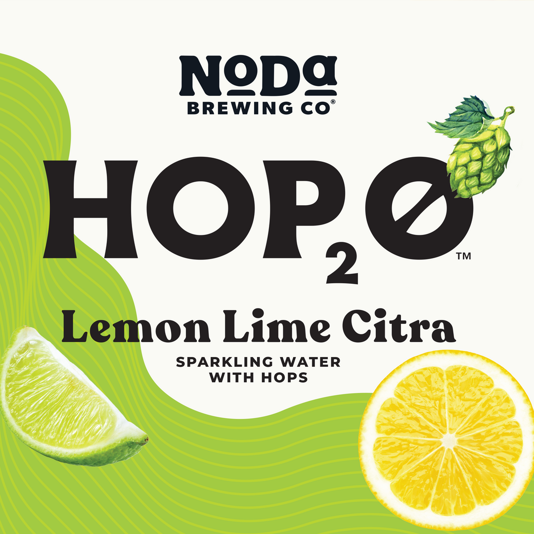 HOP2O Lemon Lime Citra Sparkling Water – NoDa Brewing Company