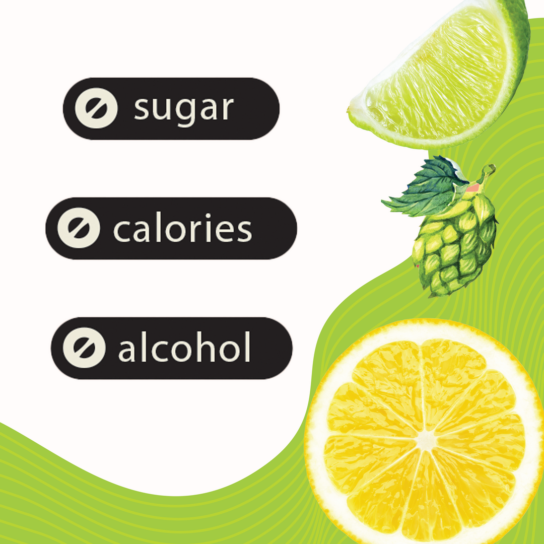 HOP2O Lemon Lime Citra Sparkling Water – NoDa Brewing Company