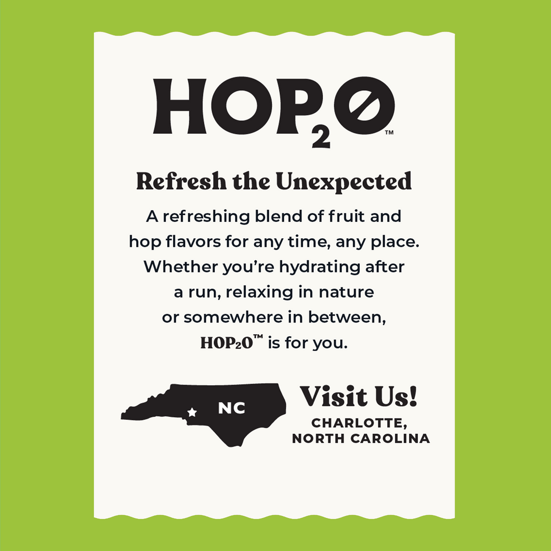 HOP2O Lemon Lime Citra Sparkling Water – NoDa Brewing Company