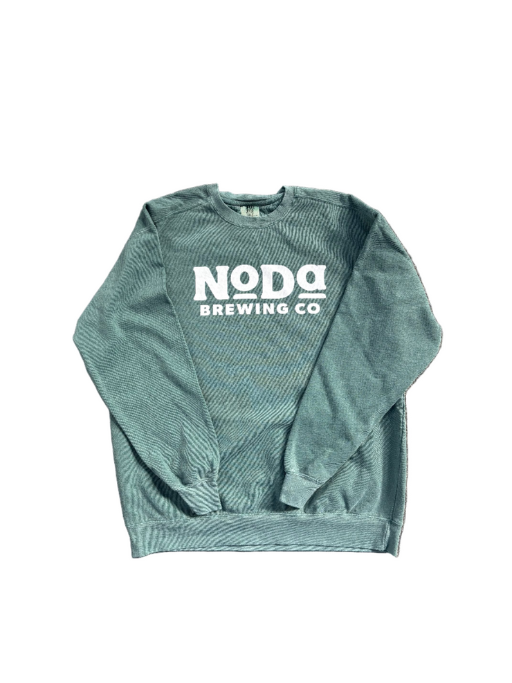 NoDa Logo Blue Spruce Crewneck